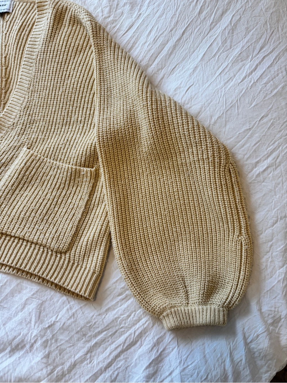 Sabo Skirt Yellow Slouchy Sweater, XS - Picture 8 of 16